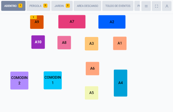 Table Layout Map